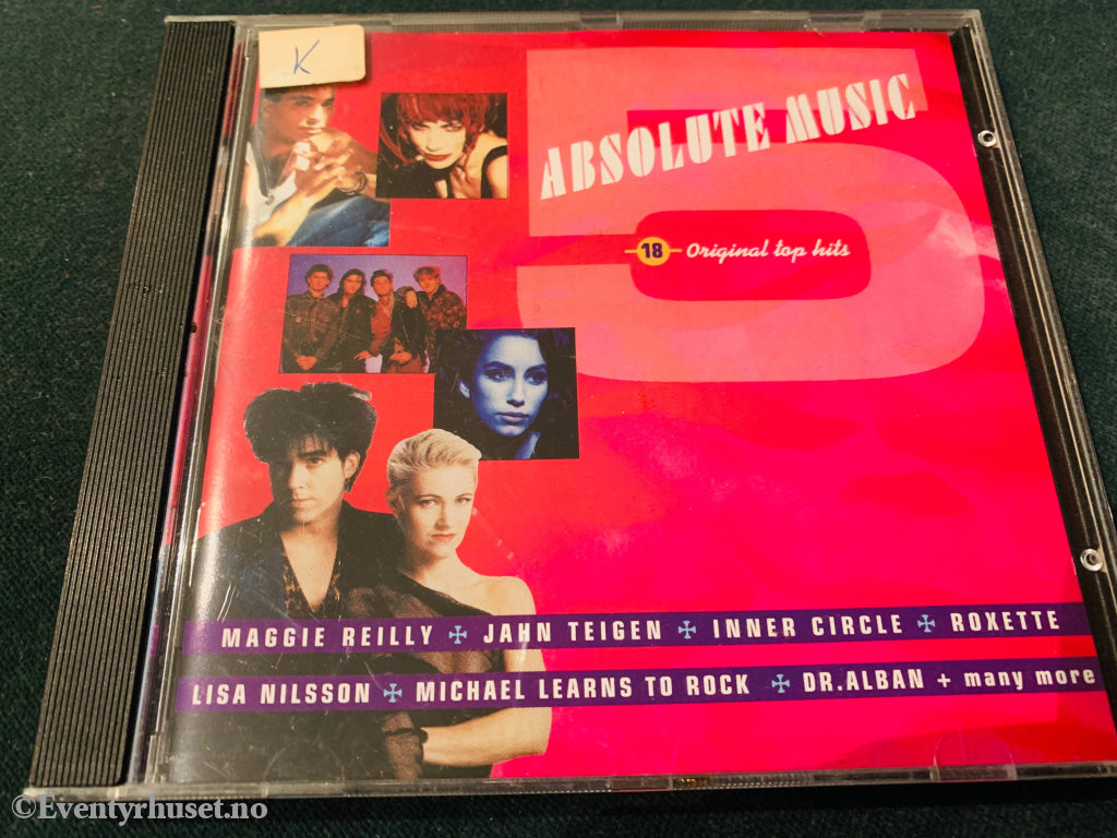 Absolute Music 5. 1992. CD.