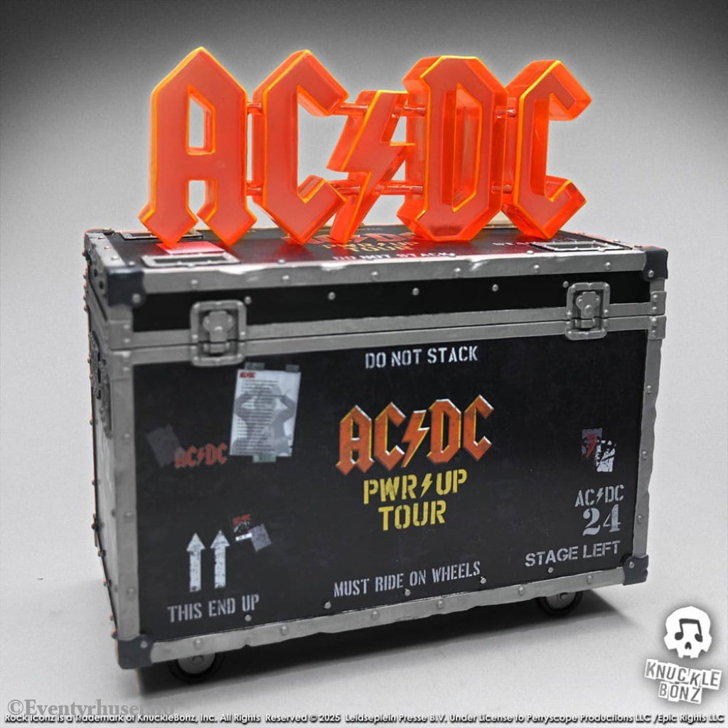 AC/DC Rock Ikonz On Tour Statue PWR UP Tour Road Case Collectibles