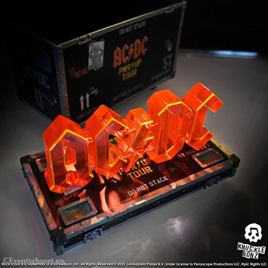 AC/DC Rock Ikonz On Tour Statue PWR UP Tour Road Case Collectibles