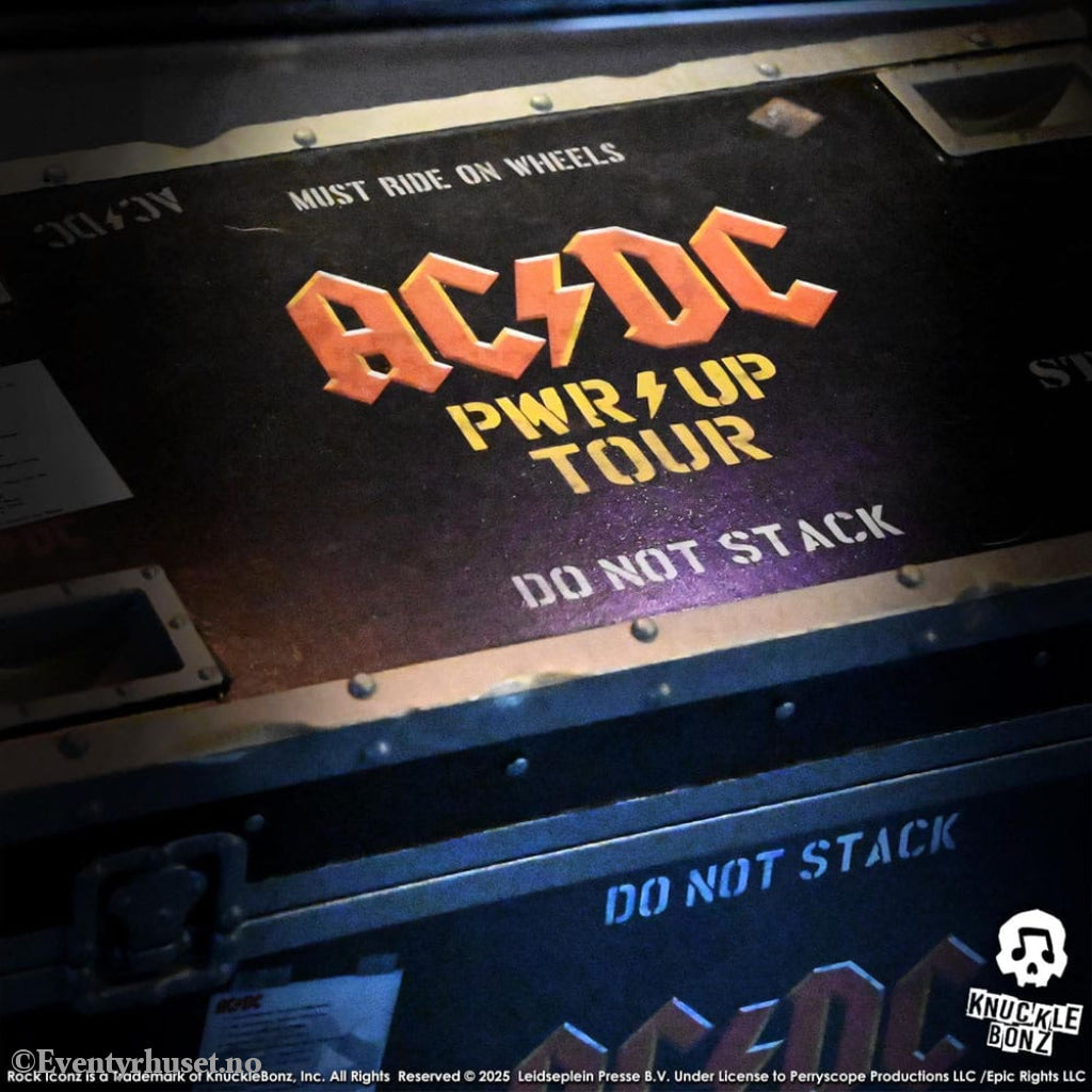 AC/DC Rock Ikonz On Tour Statue PWR UP Tour Road Case Collectibles