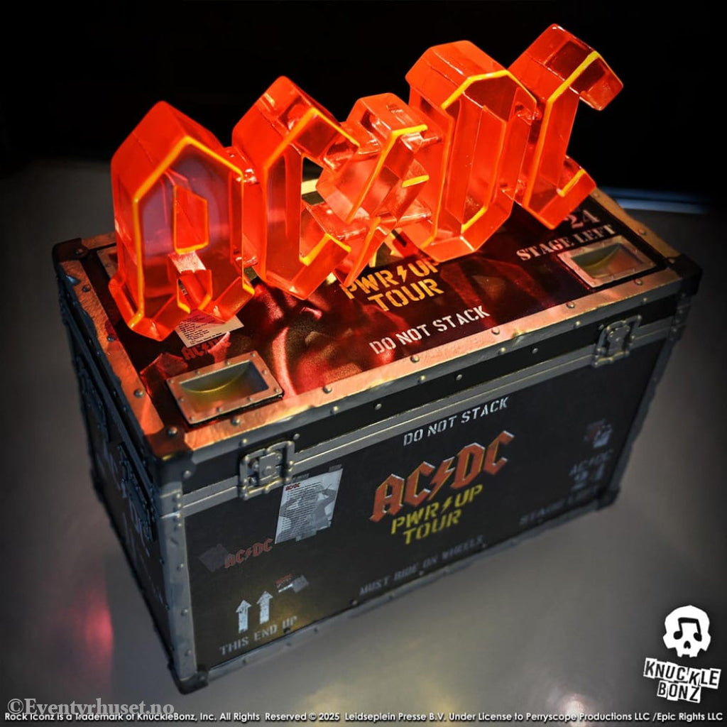 AC/DC Rock Ikonz On Tour Statue PWR UP Tour Road Case Collectibles
