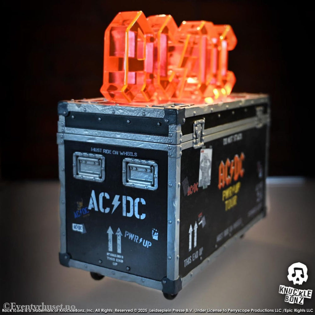 AC/DC Rock Ikonz On Tour Statue PWR UP Tour Road Case Collectibles