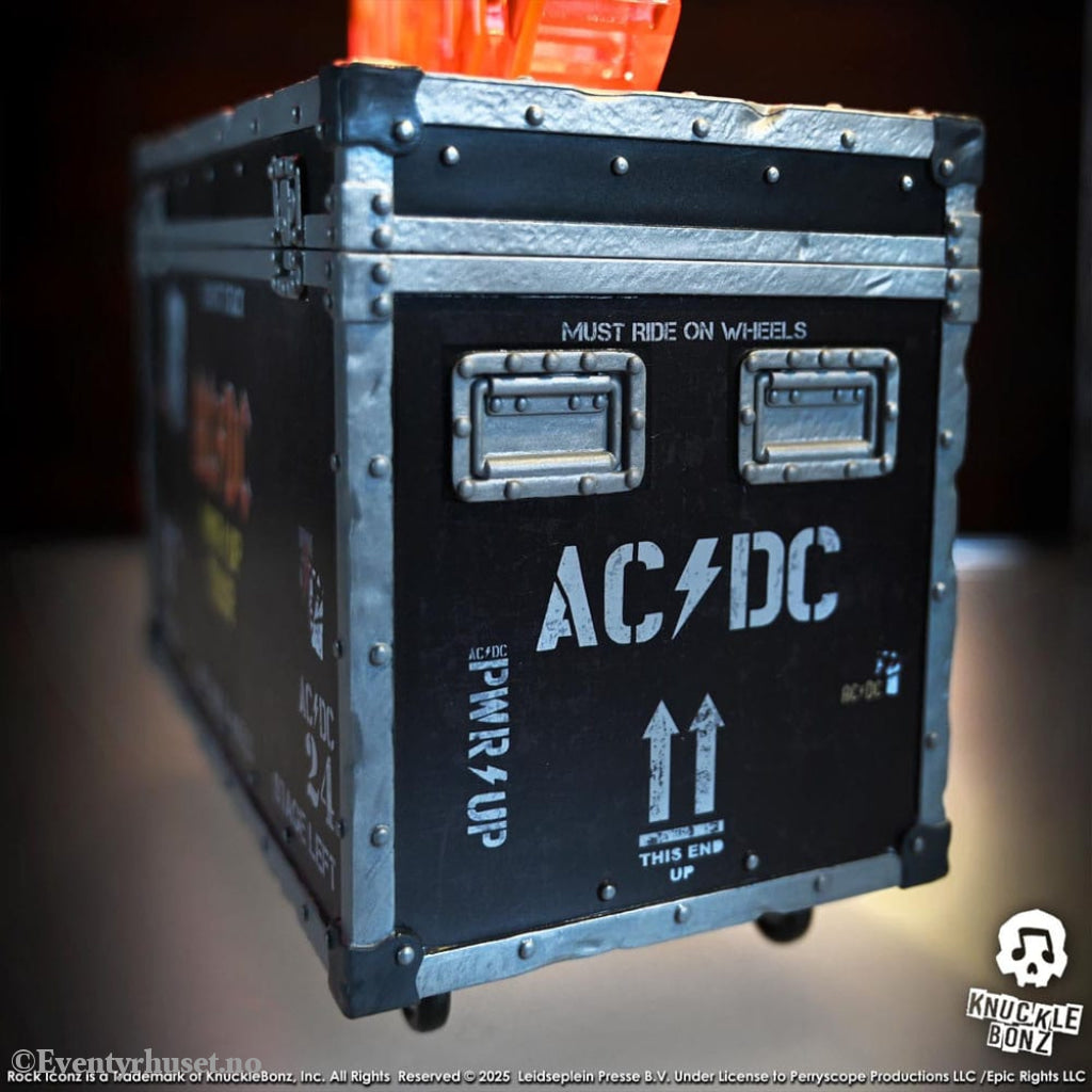 AC/DC Rock Ikonz On Tour Statue PWR UP Tour Road Case Collectibles