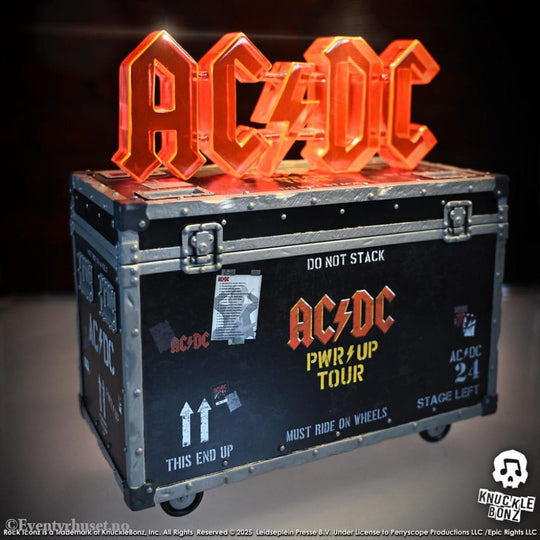 AC/DC Rock Ikonz On Tour Statue PWR UP Tour Road Case Collectibles