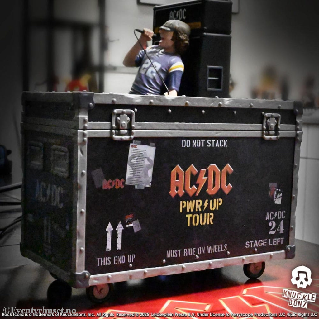 AC/DC Rock Ikonz On Tour Statue PWR UP Tour Road Case Collectibles