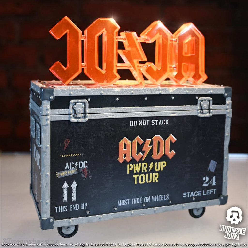 AC/DC Rock Ikonz On Tour Statue PWR UP Tour Road Case Collectibles