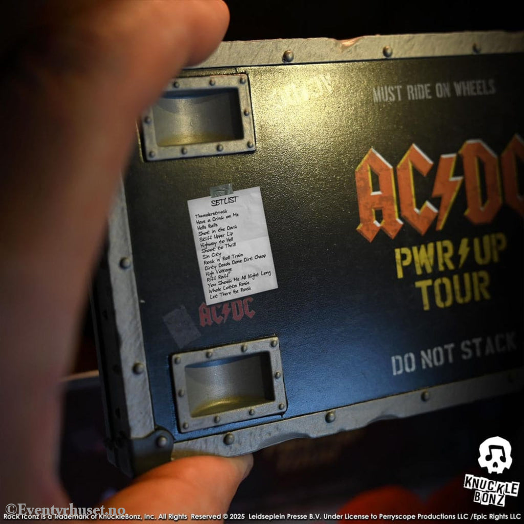 AC/DC Rock Ikonz On Tour Statue PWR UP Tour Road Case Collectibles