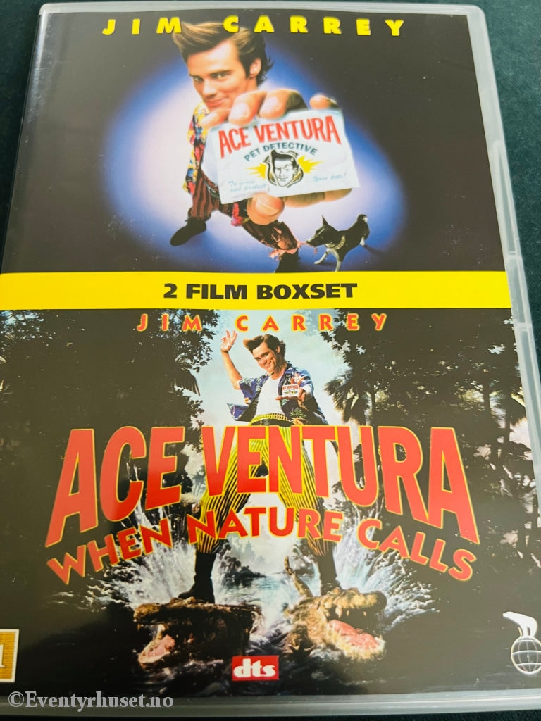 Ace Ventura 1 & 2. Dvd Samleboks.