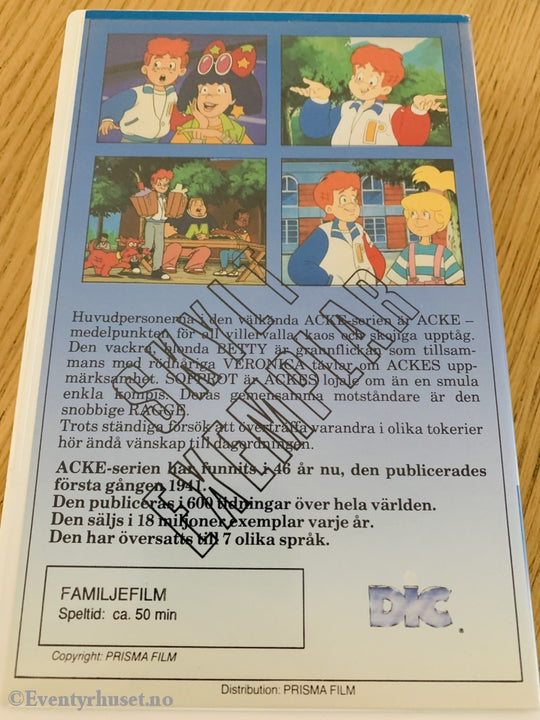 Acke (Archie). Del 1. Vhs Big Box.