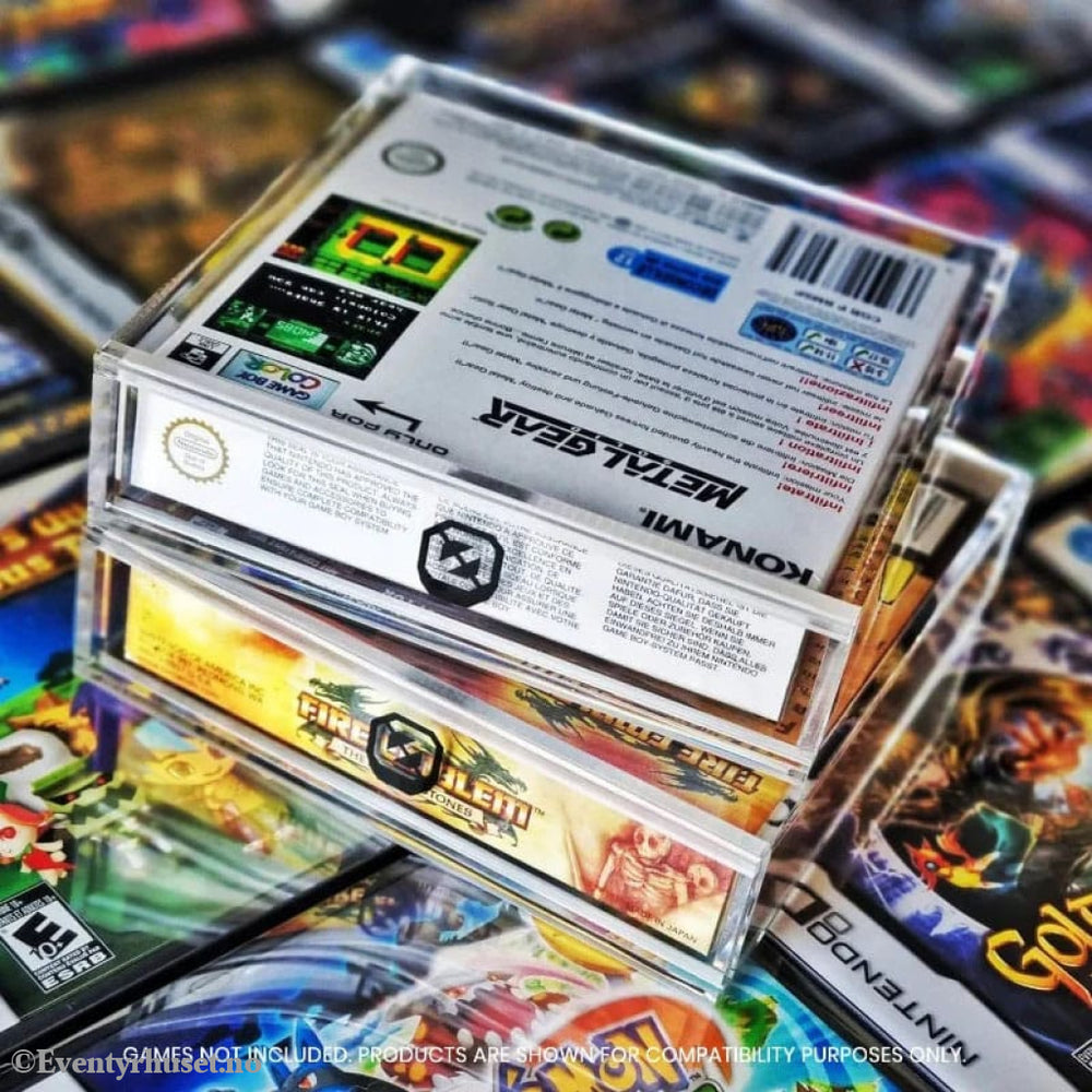 Acrylic Case 2-Pack for Gameboy/Gameboy Advance Games Storage & Protection