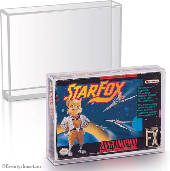 Acrylic Case 2-Pack for SNES/N64 Storage & Protection