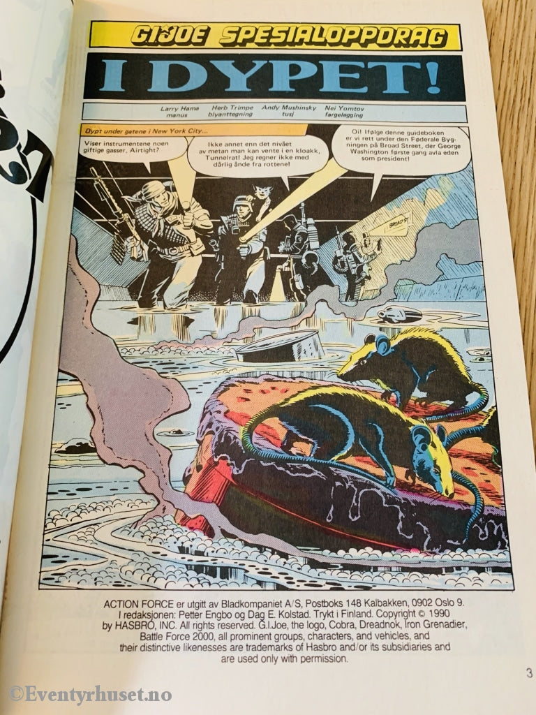 Action Force. 1990/10. Tegneserieblad