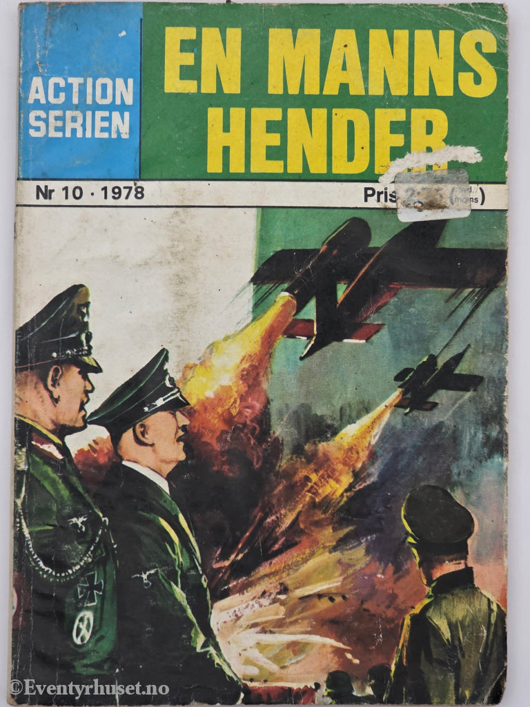 Actionserien. 1978. Nr. 10 – En manns hender. Hefte.