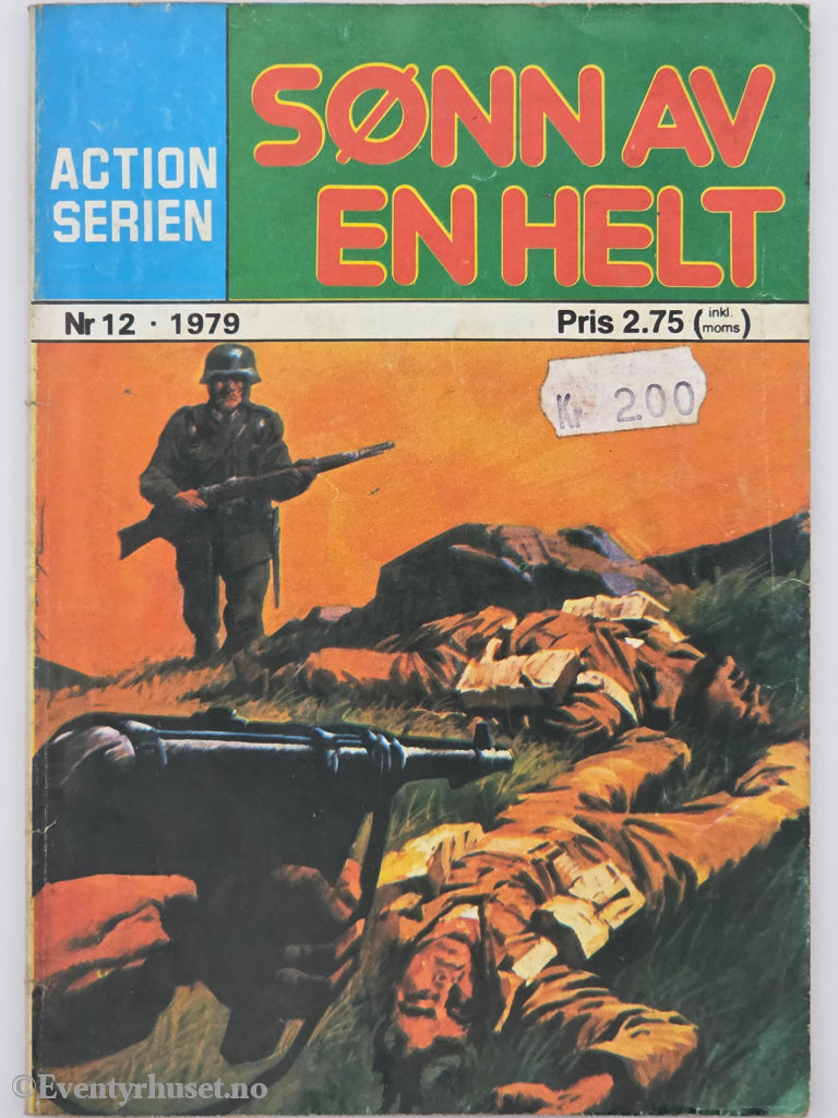 Actionserien. 1979. Nr. 12 – Sønn av en helt. Hefte.