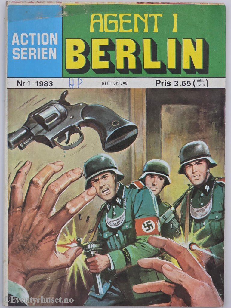 Actionserien. 1983. Nr. 1 – Agent i Berlin. Hefte.