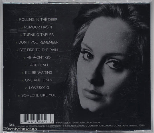 Adele. 2011. 21. CD.
