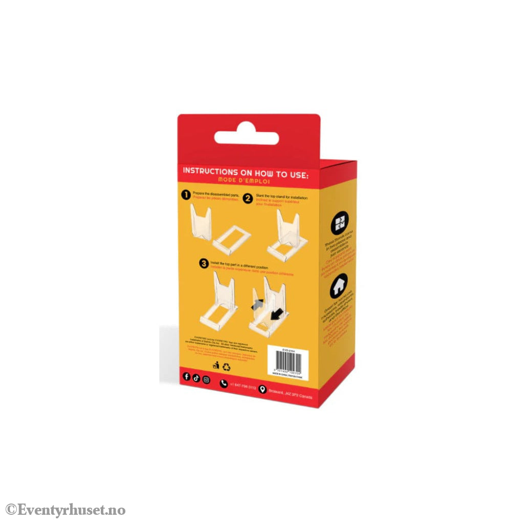 Adjustable Easel Stand 6-Pack Compatible with Video Game Cases Storage & Protection