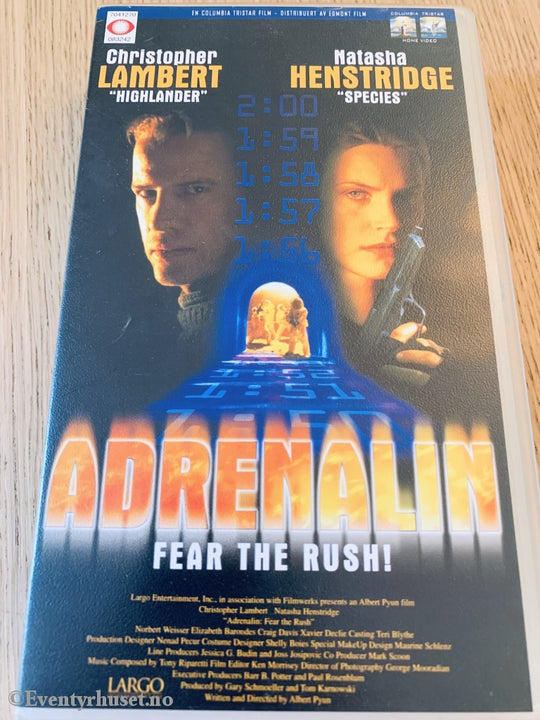 Adrenalin. 1995. Vhs. Vhs