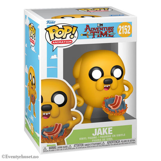 Adventure Time POP! Animation Vinyl Figure Jake with Bacon Pancakes 9 cm Collectibles