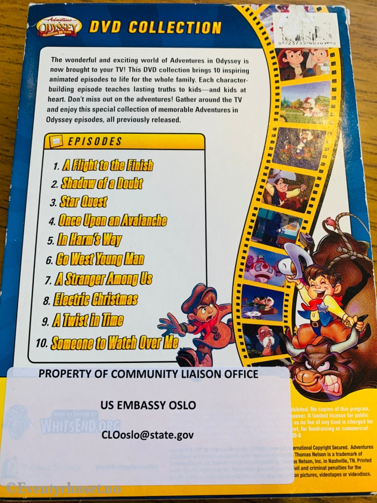 Adventures In Odyssey. Dvd Samleboks.