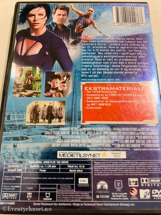 Aeon Flux The Movie. 2005. Dvd. Dvd