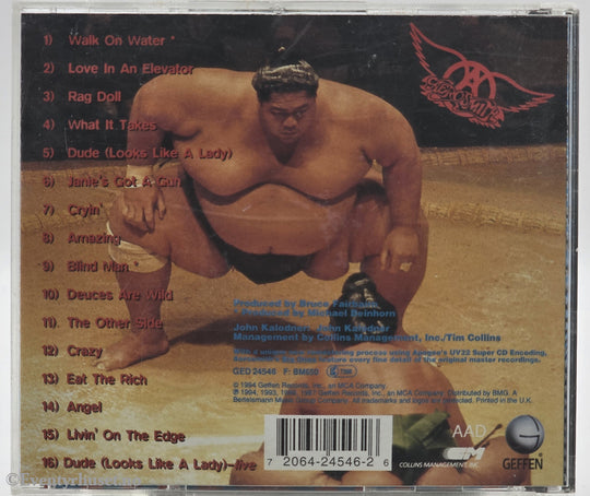 Aerosmith. 1994. Big Ones. CD.