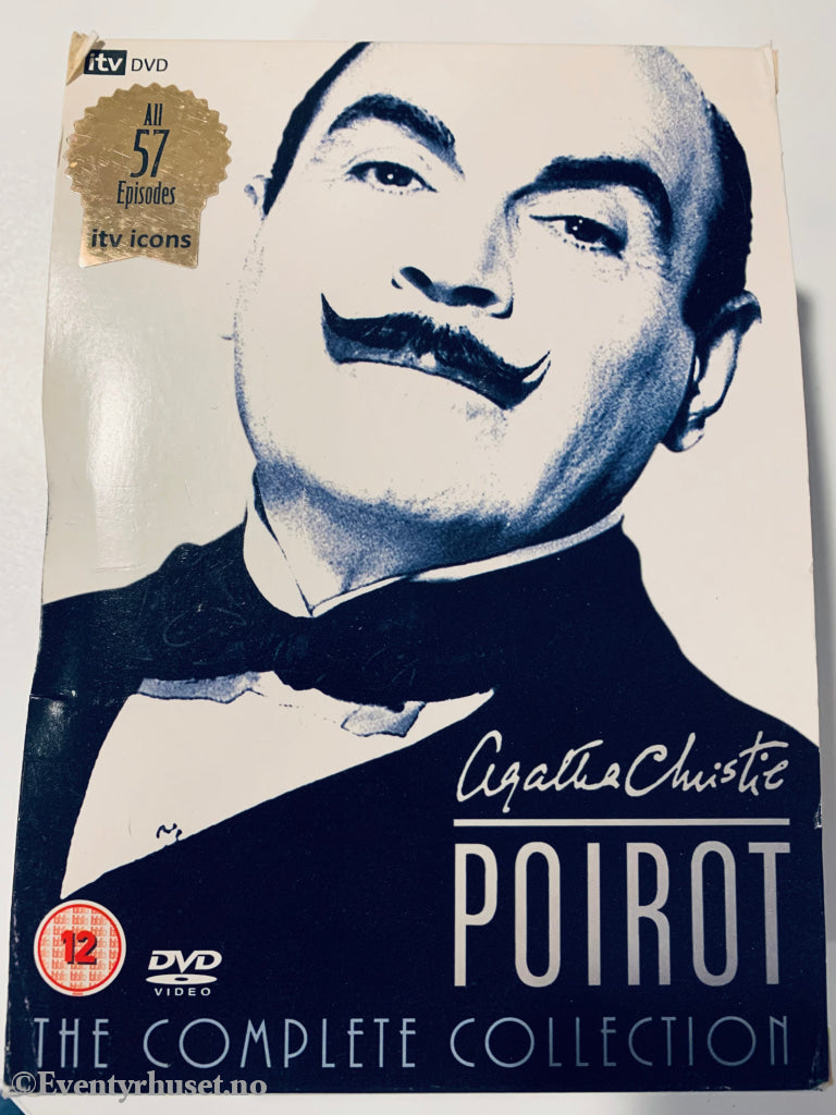 Agatha Christie’s Poirot. Alle 57 Episodene. Dvd Samleboks.