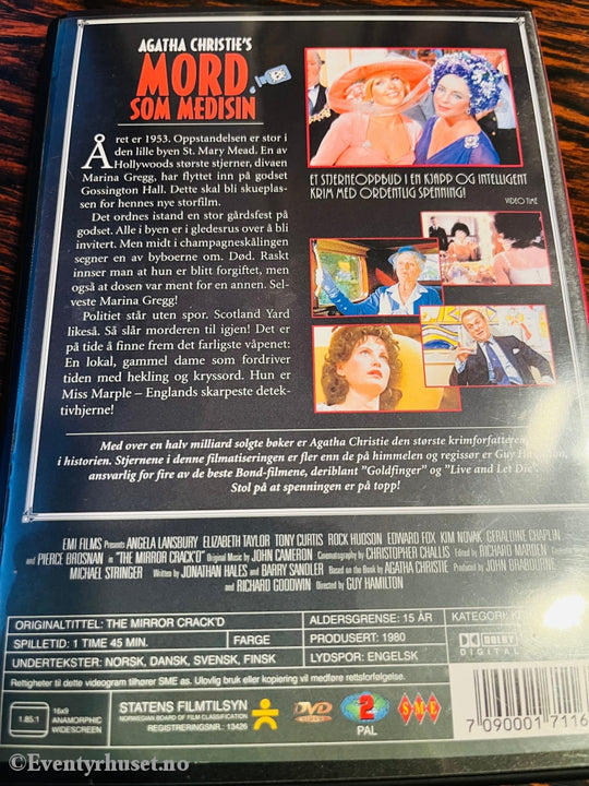Agatha Christies Mord Som Medisin. 1980. Dvd. Dvd