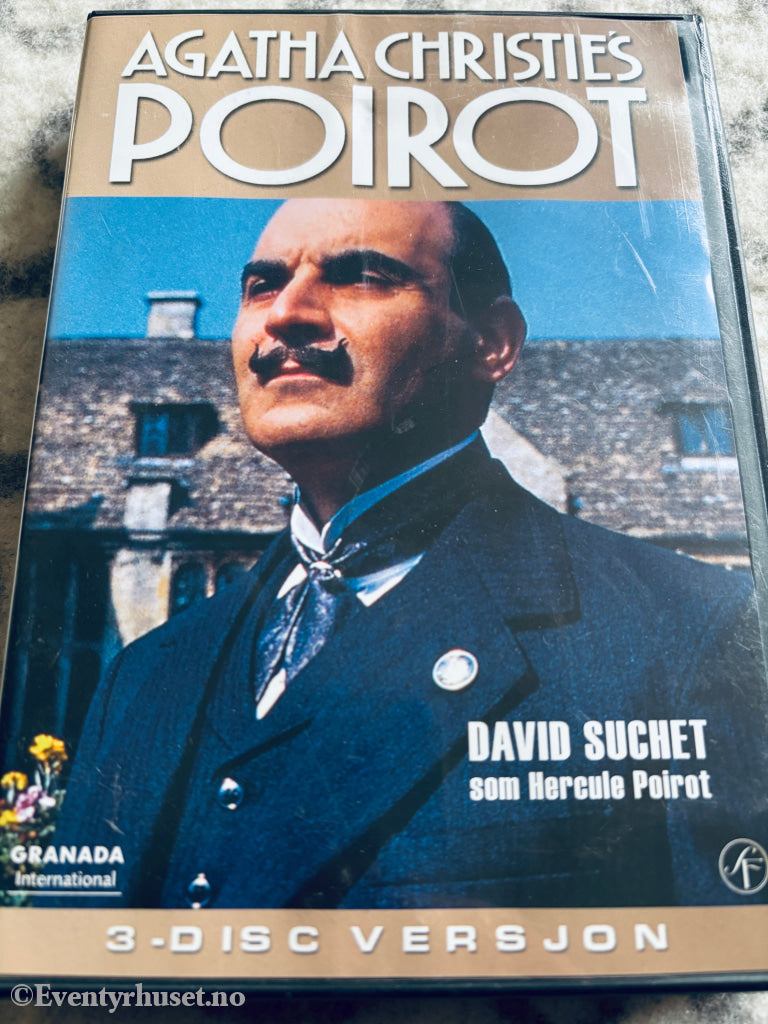 Agatha Christie's Poirot 3-disc versjon (Bronse). DVD samleboks.