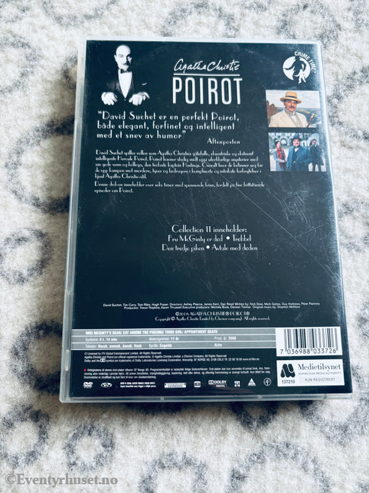 Agatha Christie's Poirot Collection 11. DVD samleboks.