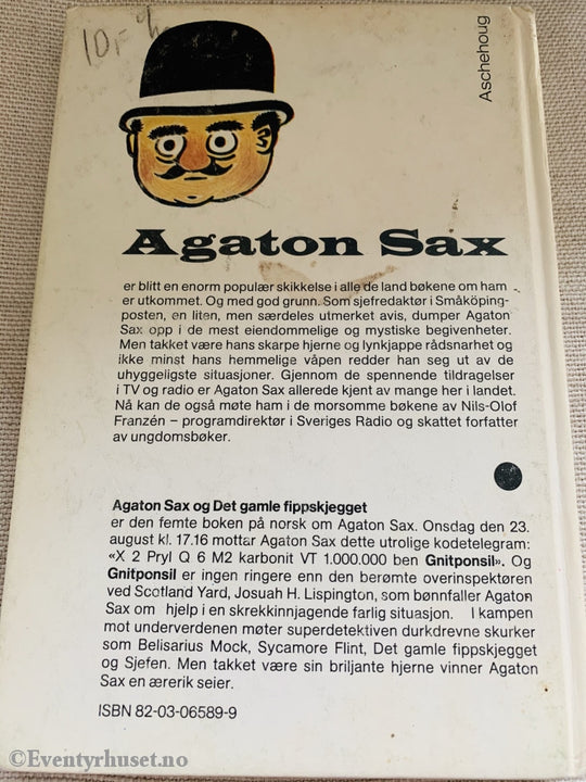 Agaton Sax Og Det Gamle Flippskjegget. 1975. Fortelling