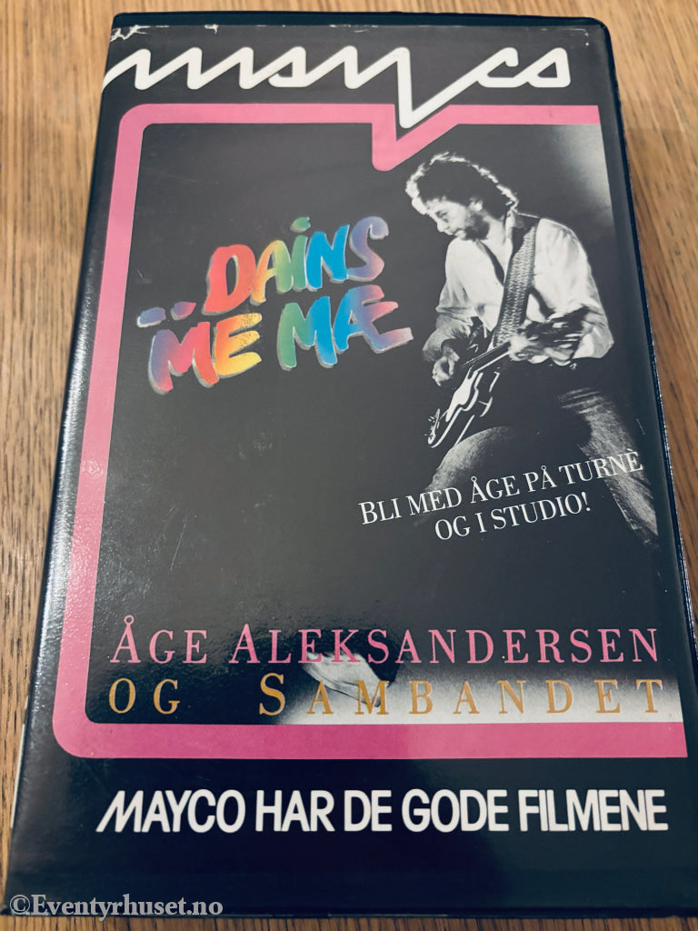 Åge Aleksandersen og sambandet. Dains me mæ. VHS Big Box. VHS