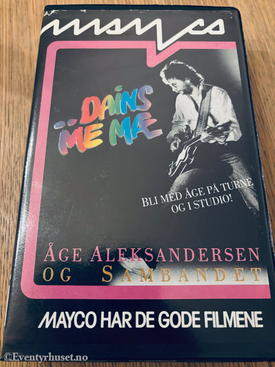 Åge Aleksandersen og sambandet. Dains me mæ. VHS Big Box. VHS