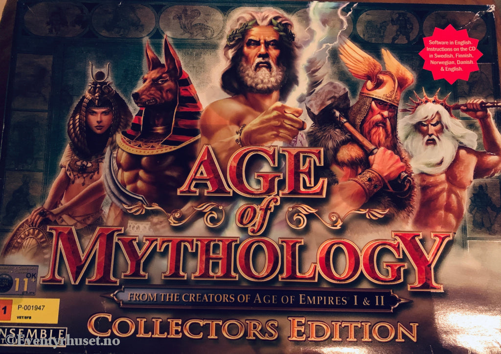 Age of Mythology Collector's Edition. Big Box PC-spill.