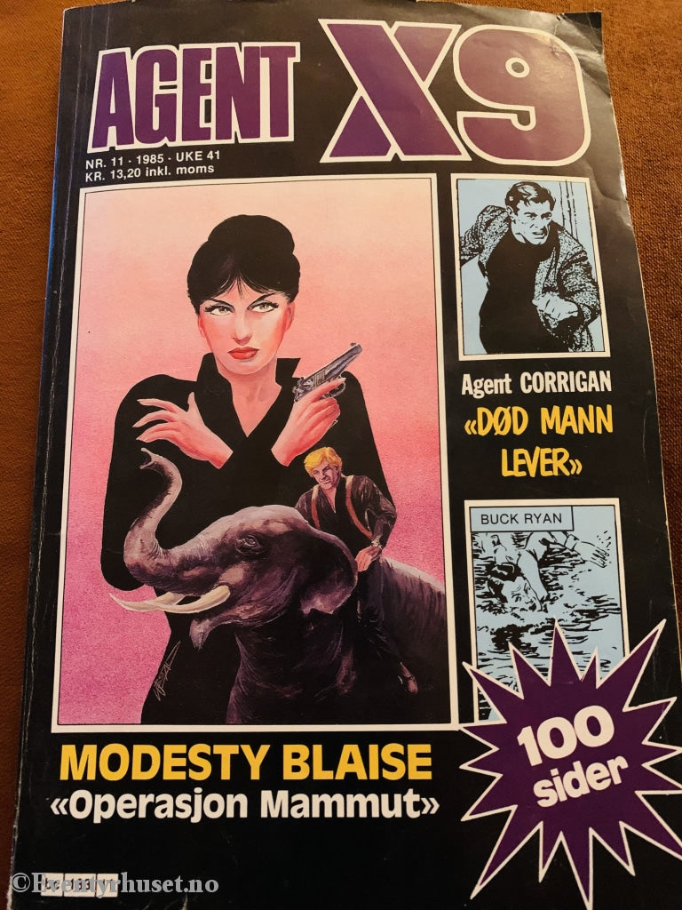 Agent X9. 1985/11. Tegneserieblad