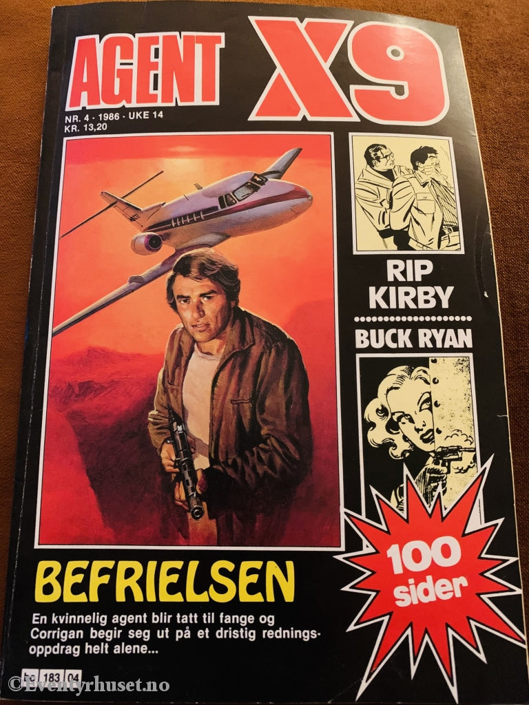 Agent X9. 1986/04. Tegneserieblad