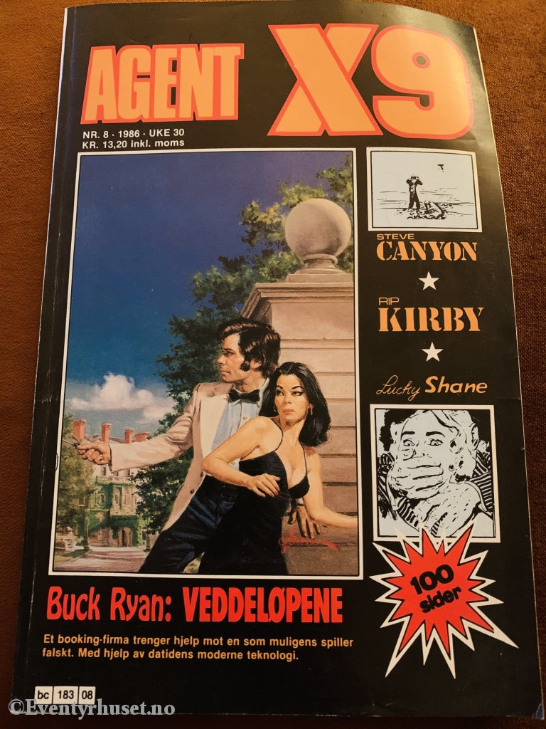 Agent X9. 1986/08. Tegneserieblad