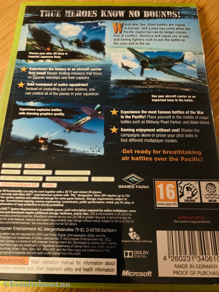 Air Conflicts - Pacific Carriers. Xbox 360. 360