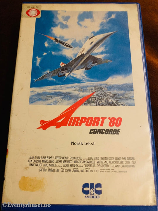Airport 80 - Concorde. 1979. Vhs Big Box. Box