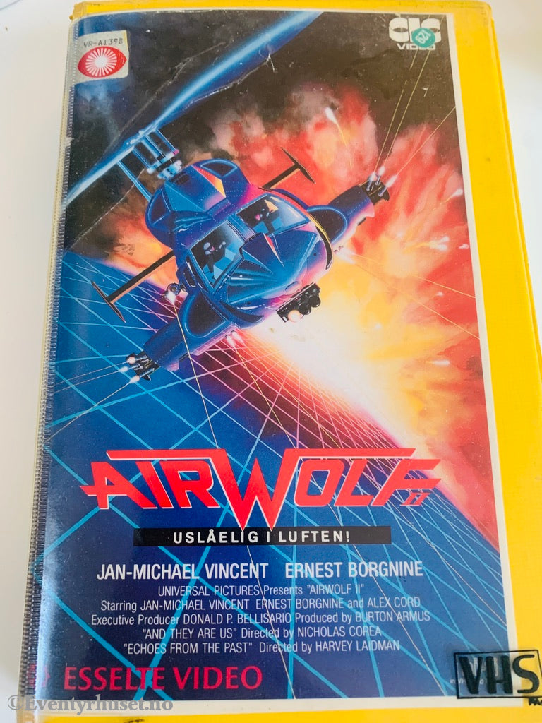 Airwolf 2. 1984. Vhs Big Box. Box