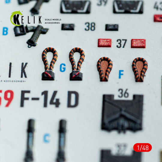 F-14D - interior 3D decals for GWH kit