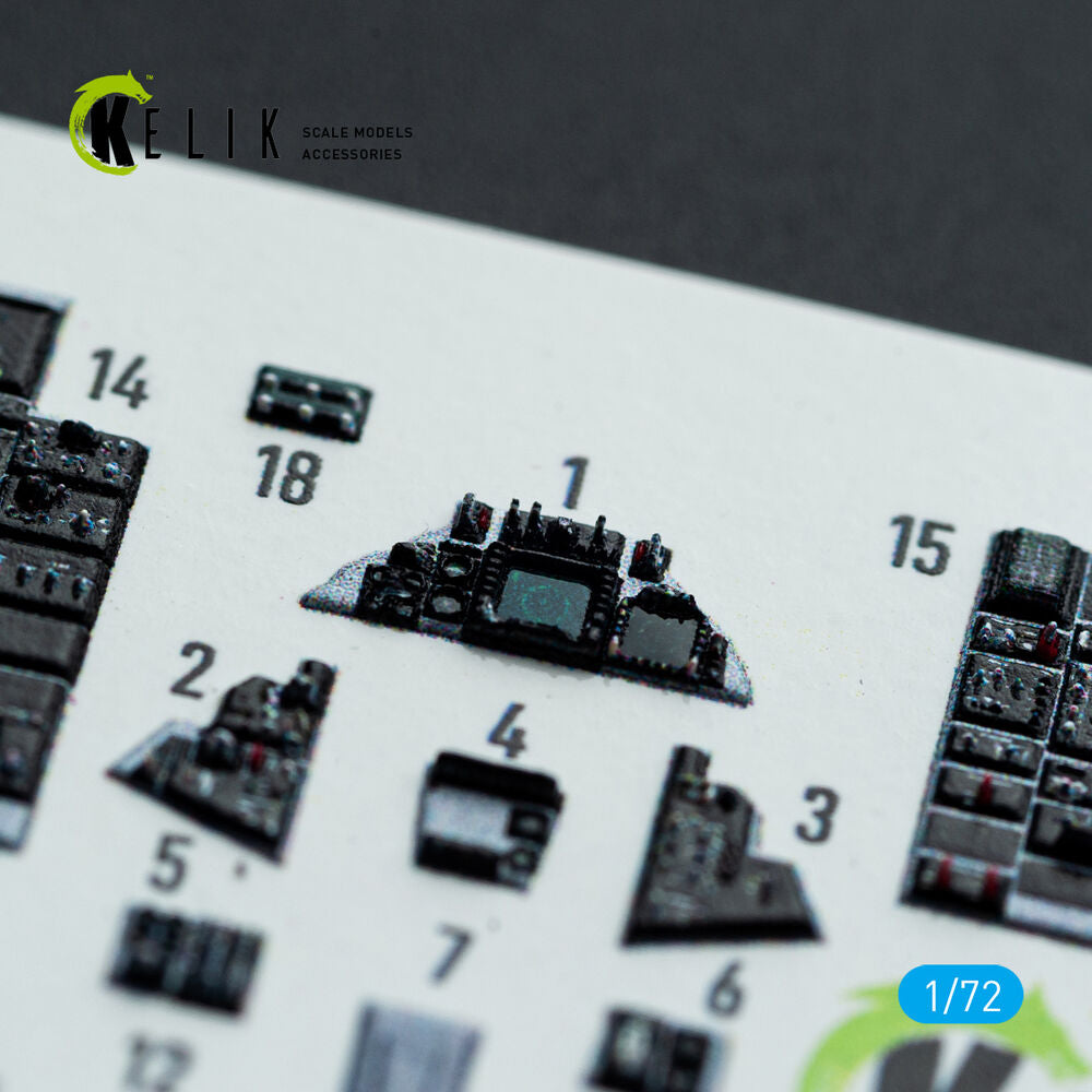 F-14D Super Tomcat - interior 3D decals for Academy kit