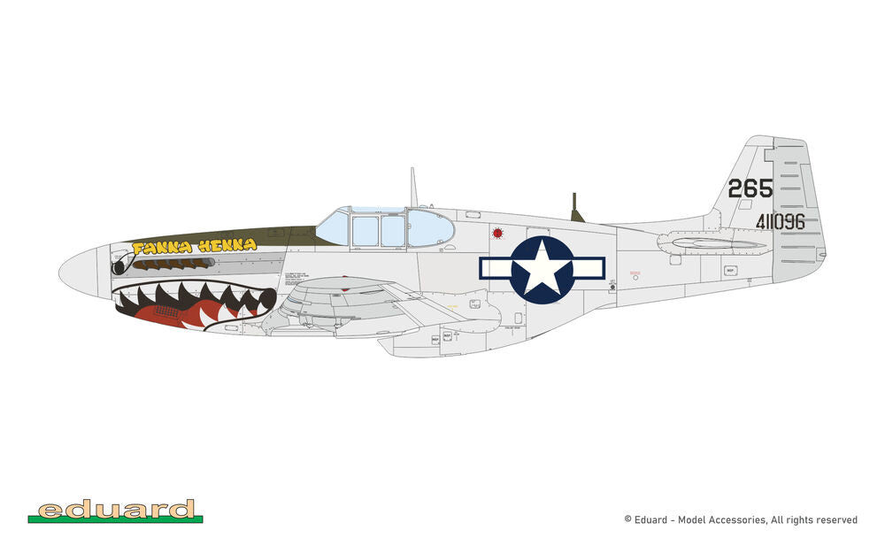 P-51B/C Mustang w/ dorsal fin  EDUARD-PROFIPACK