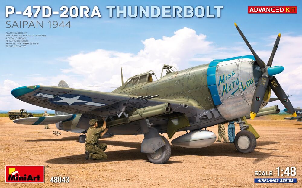 P-47D-20RA Thunderbolt. Saipan, 1944. Advanced Kit