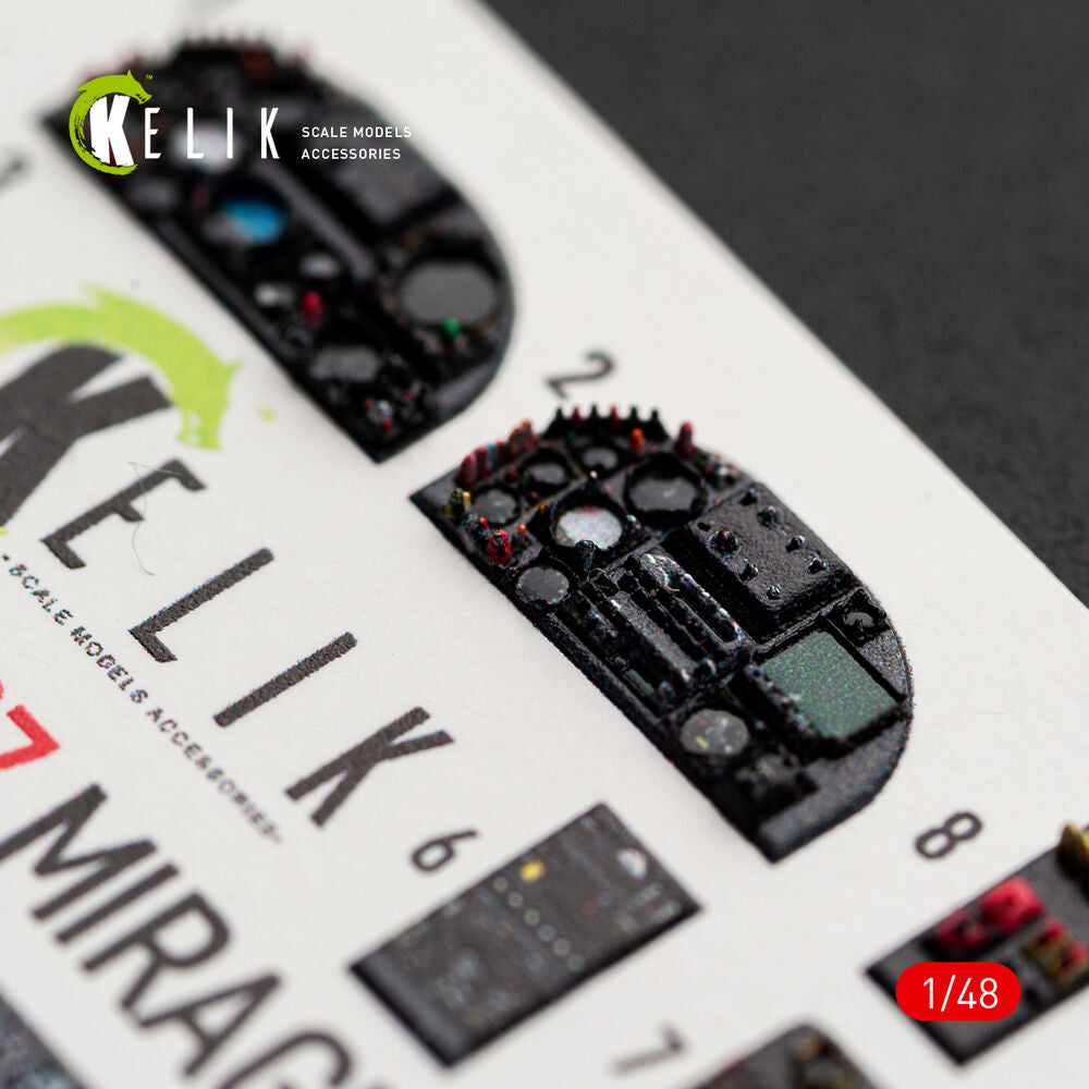 Mirage F1C/CR - interior 3D decals for Italeri