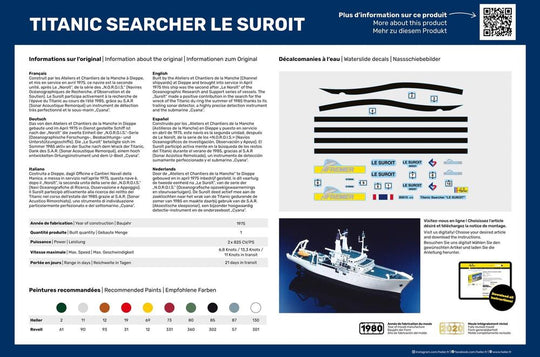 Titanic Searcher "Le Suroit"