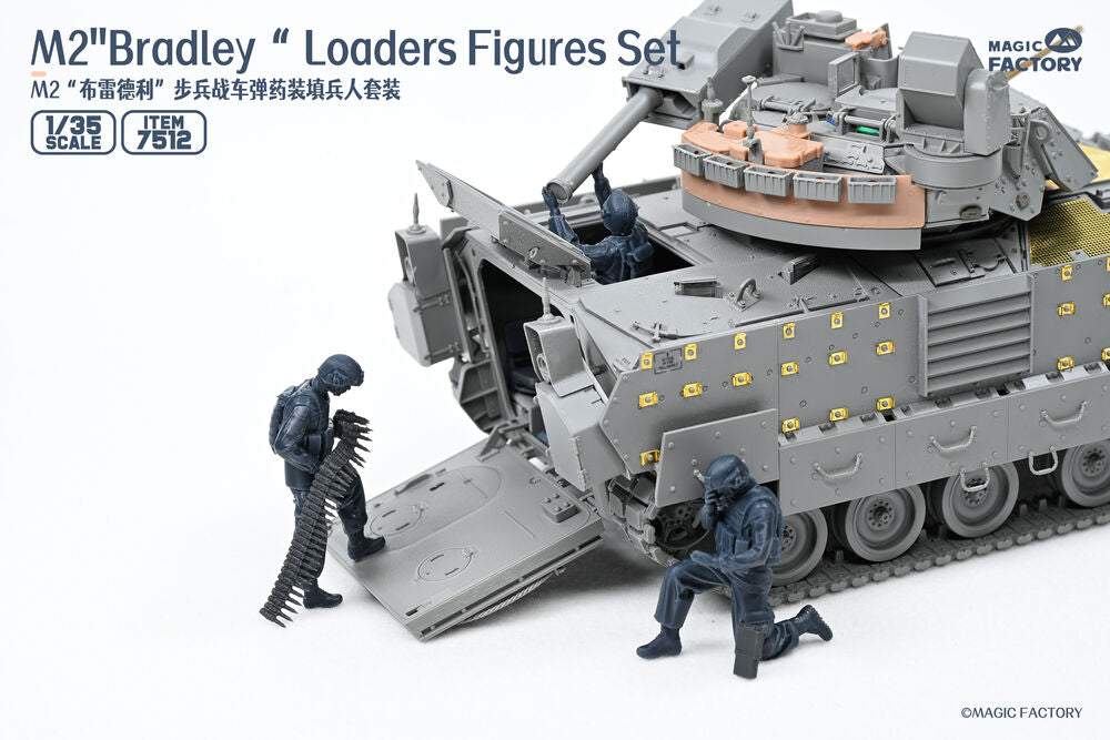 M2 Bradley Loaders Figures Set (incl. 3 figures, 1 set radio and part of interiors)