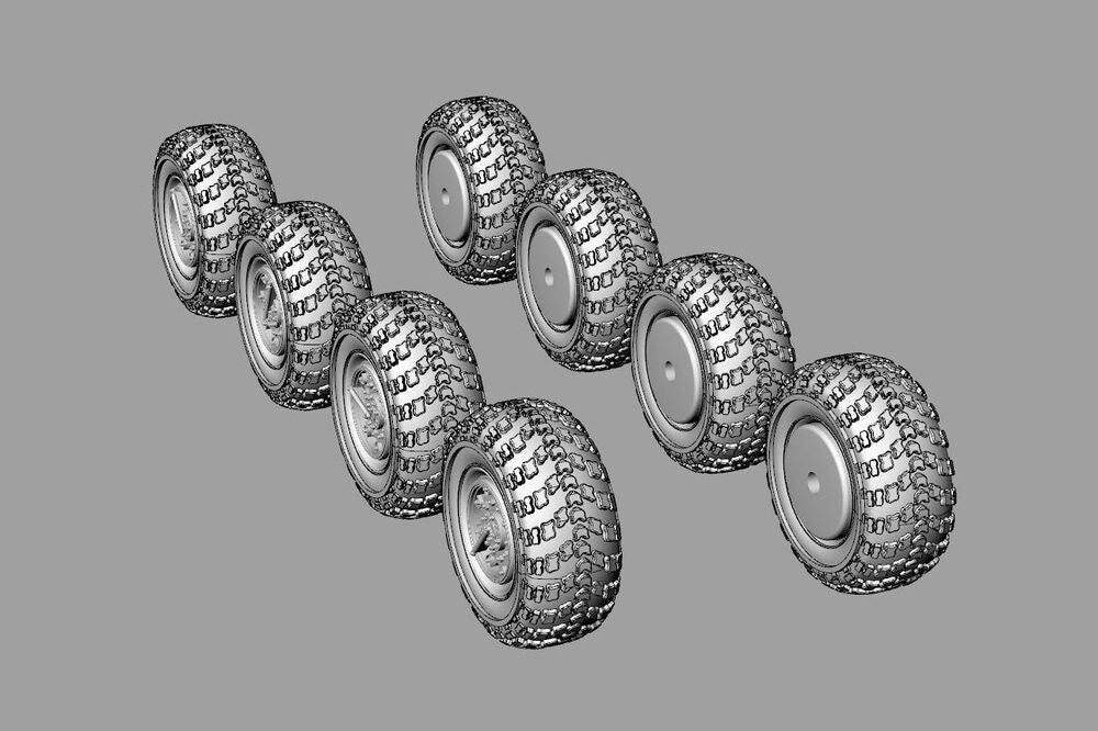 Wheels for 9K714 OKA (SS-23 Spider) for Hobby Boss