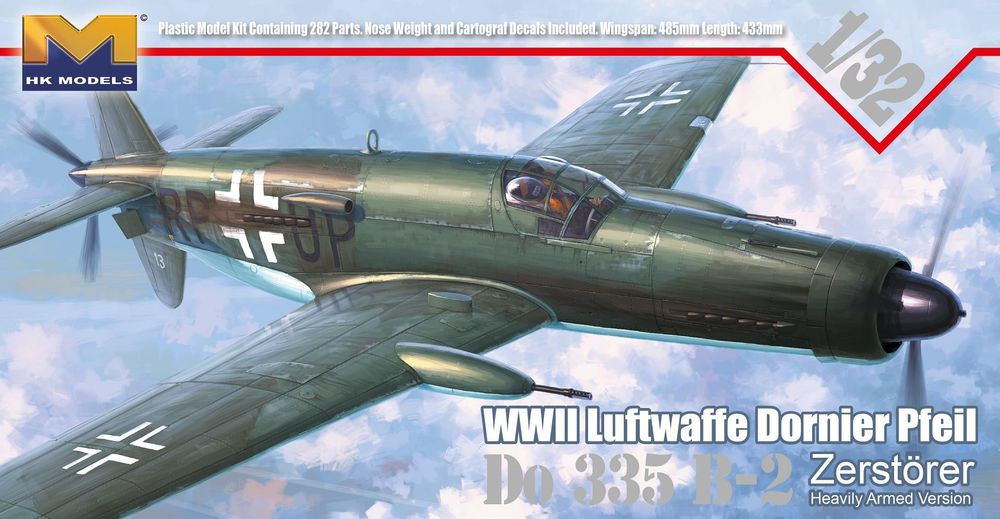 WWII Luftwaffe Dornier Pfeil Do 335 B-2