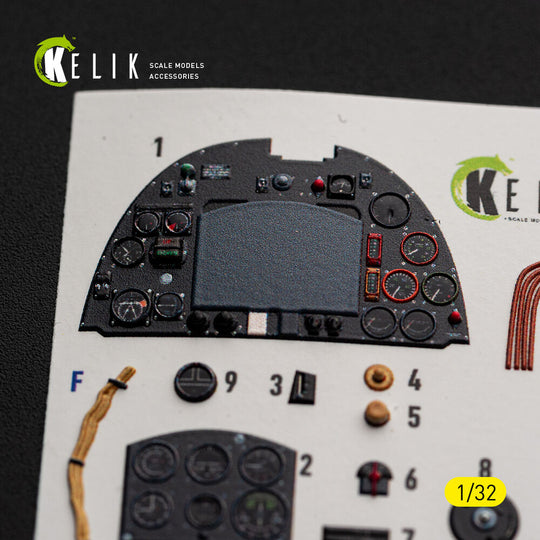 Spitfire Mk.IIa - interior 3D decals for Revell